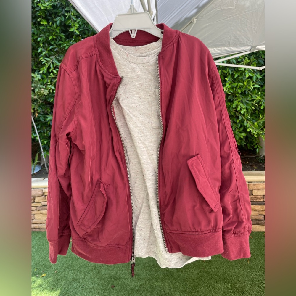 Boys bomber jacket with shirt